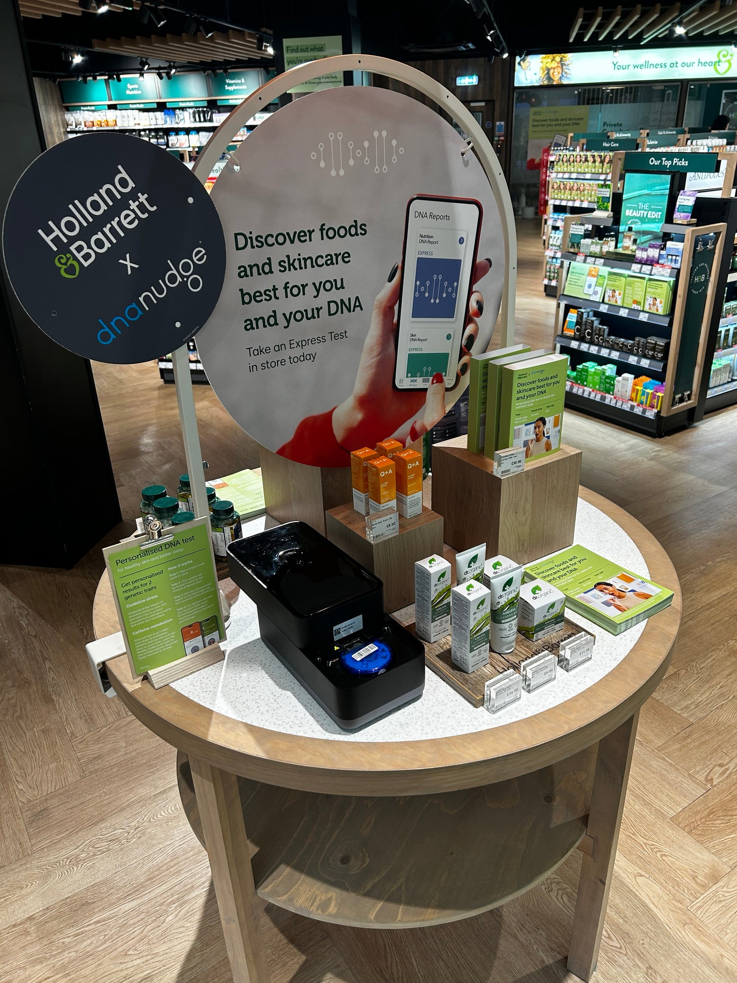 EXPRESS DNA TEST EXCLUSIVELY AT HOLLAND & BARRETT UK